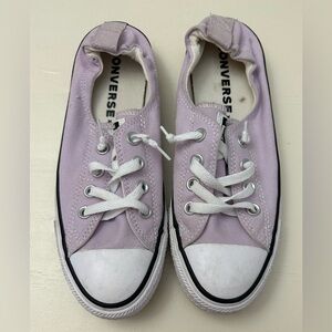 Converse All Star Women’s Sneakers Tennis Shoe Lavender Sz 8 Excellent